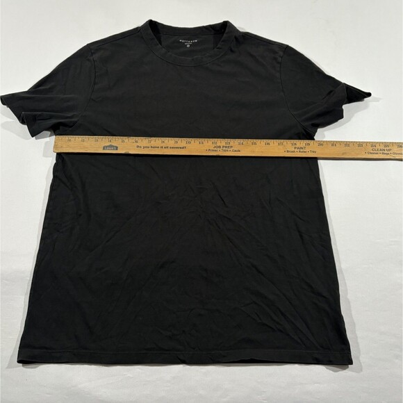 Mott & Bow Mens Black Short Sleeve Classic Crew Driggs Tee Cotton T-shirt Sz M - Picture 4 of 9